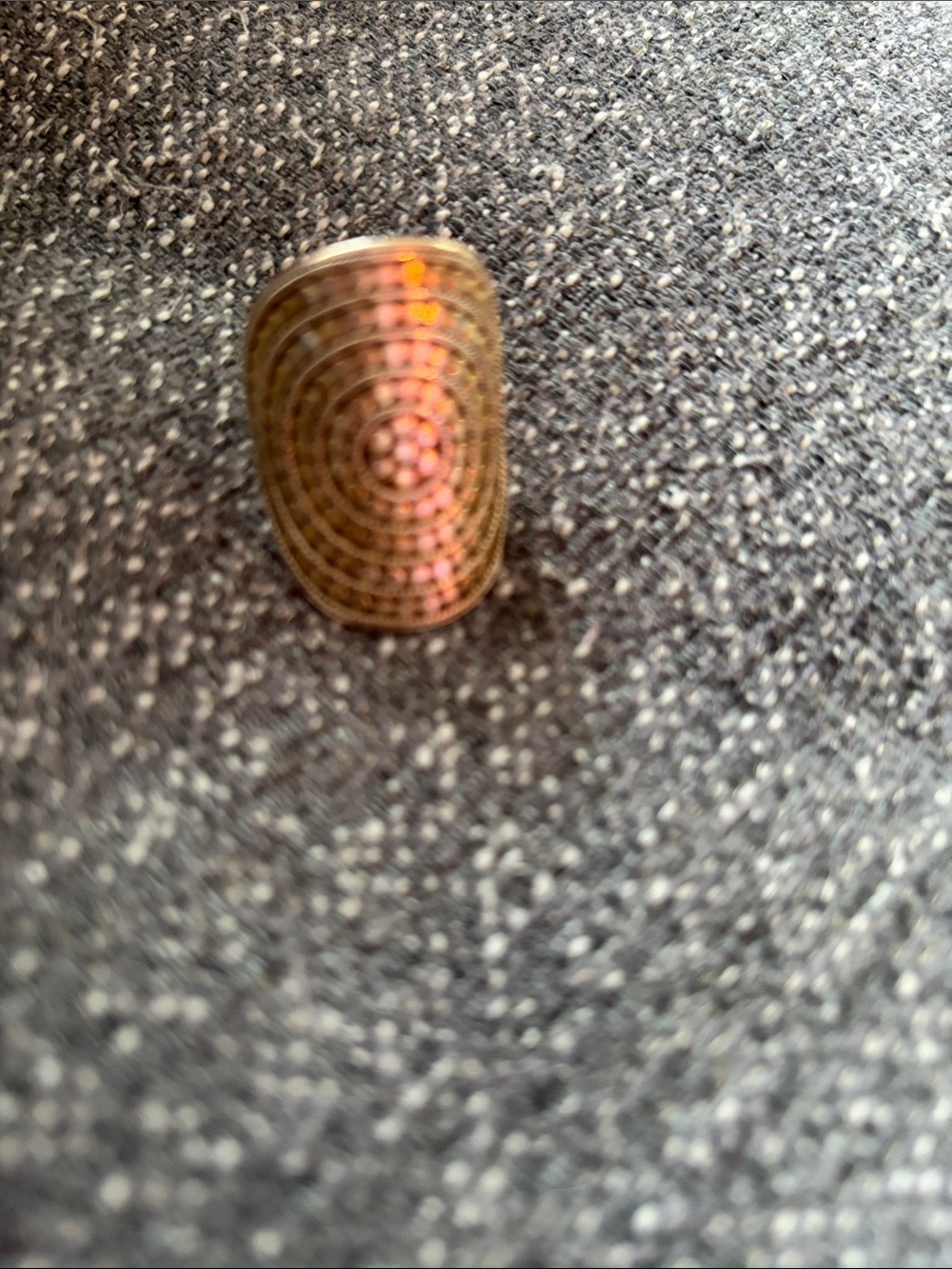 Anna Beck Textured Concentric Dome Ring - Silver